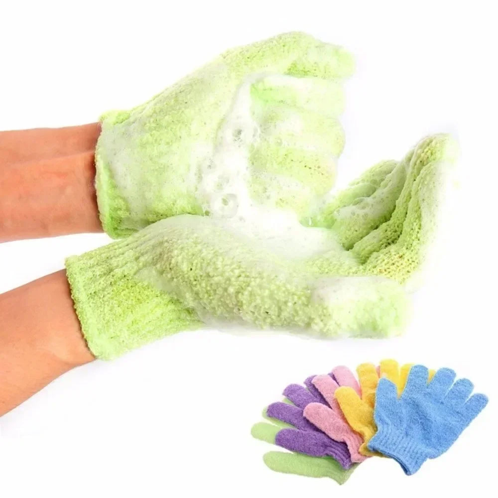 Bath Glove Shower Body Deep Cleaning Peeling Exfoliating Bast Wisp Massage Moisturizing Sponge Skin Washcloth Bath Body Wash