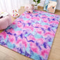 Lochas Super Soft Plush Tie Dye Velvet Rugs for Home Decor