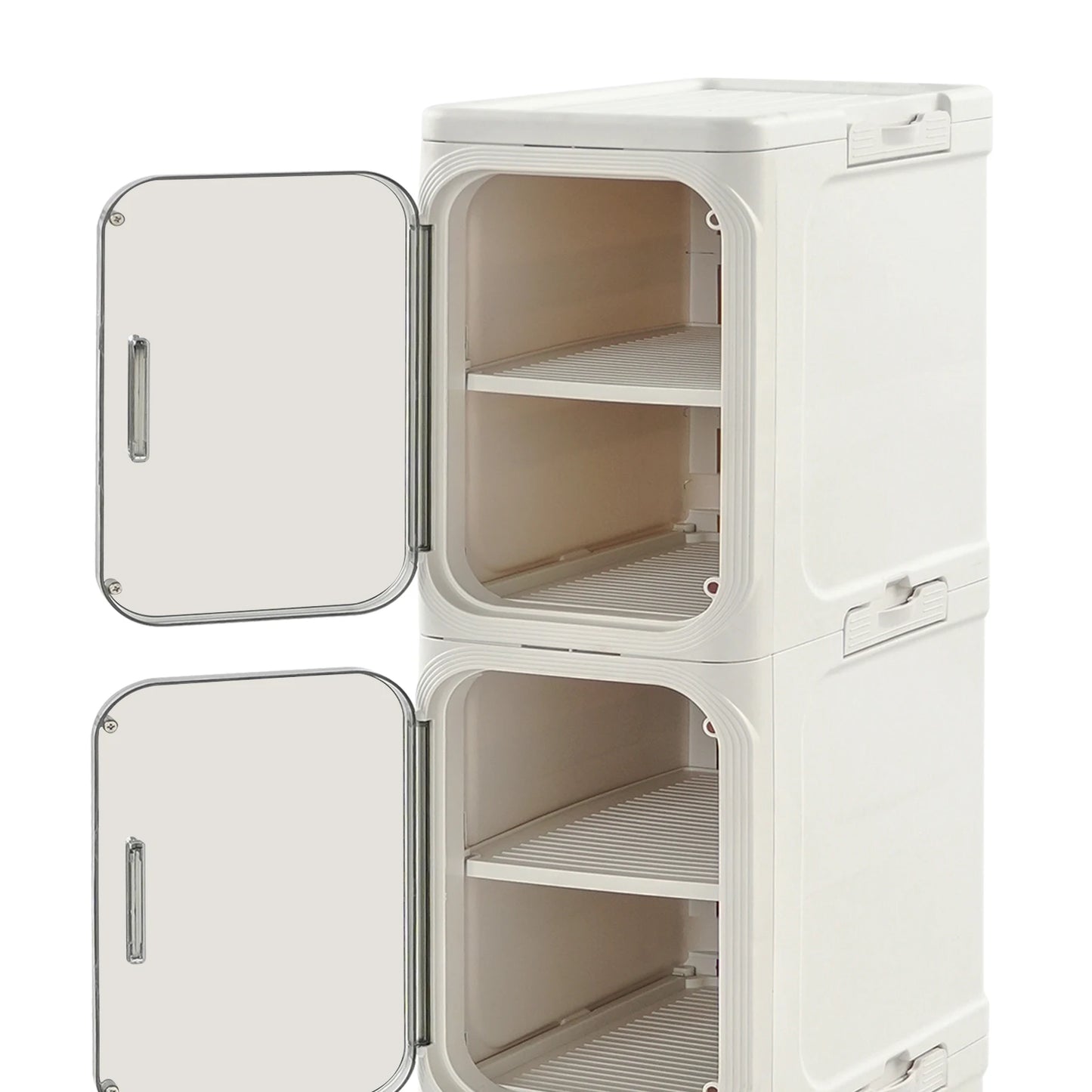 5-Tier Tall Narrow Storage Cabinet Slim Storage Cabinet with Wheels for Small Space, Bathroom, Kitchen, Laundry