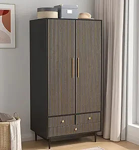 Armoire Wardrobe Closet, with Drawers , Wardrobe Cabinet with Hanging