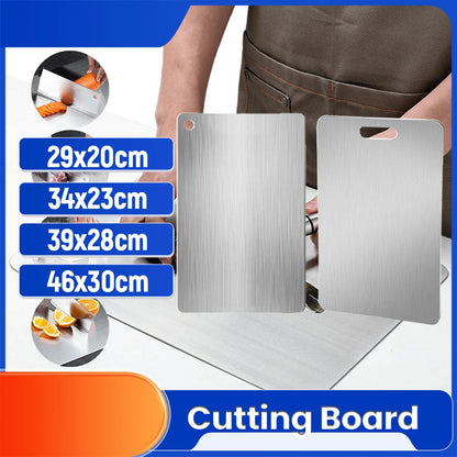 Stainless Steel  Double Sided Cutting Board
