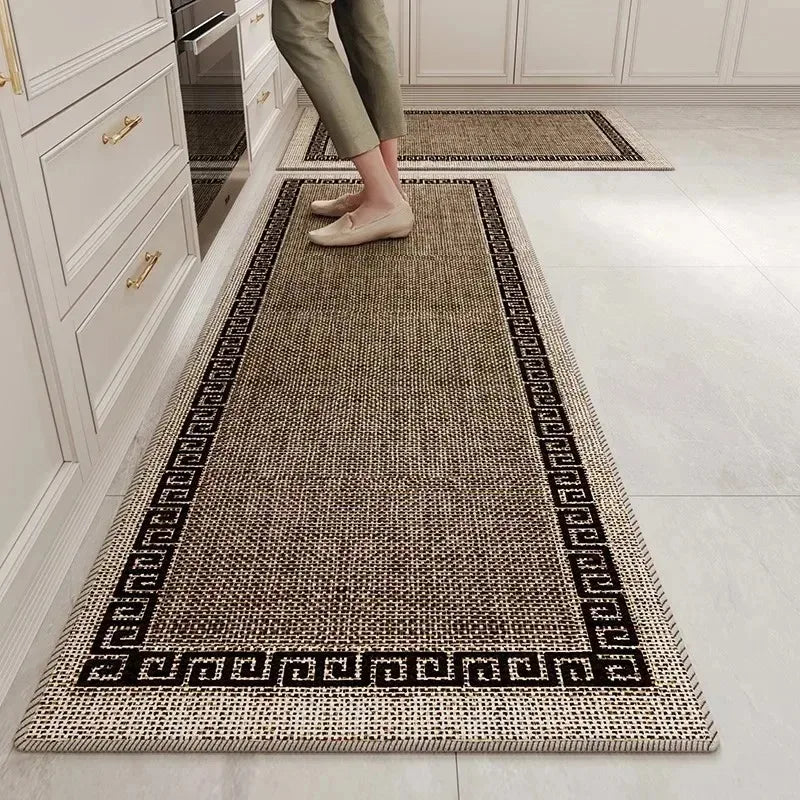 Kitchen Floor Mat Absorbent Foot Mats Runner Rug Home Decoration Rugs Non-slip Carpet Alfombra De Cocina שטיח למטבח