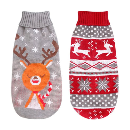 XS-XXL Christmas Pet Dog Sweaters