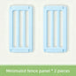 DIY Puppy Playpen Adjustable Plastic Dog Play Fence Safety Door Indoor Dogs Fences Portable Small Medium Dogs Pet Cage Enclosure