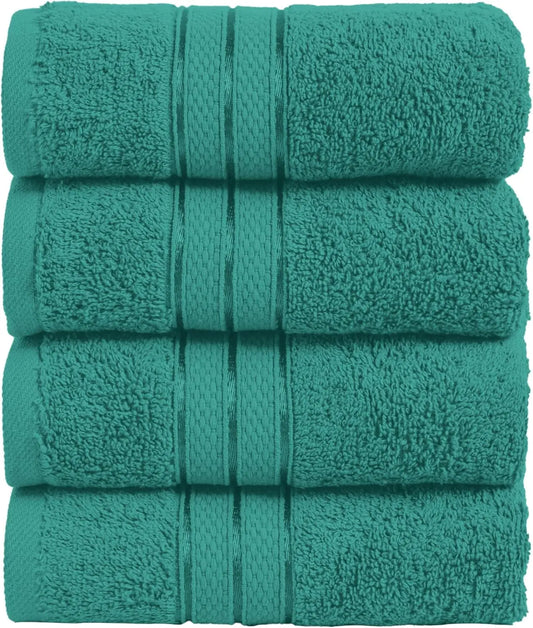 6-piece towel set, 100% Türkiye cotton, 2 bath towels, 2 hand towels and 2 bath towels, fast drying and water absorption