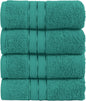 6-piece towel set, 100% Türkiye cotton, 2 bath towels, 2 hand towels and 2 bath towels, fast drying and water absorption