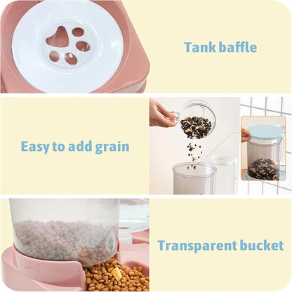 Automatic Pet Feeder and Water Dispenser