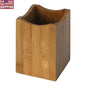 Durable Eco-Friendly Bamboo Utensil Holder Tool Storage Contemporary Design