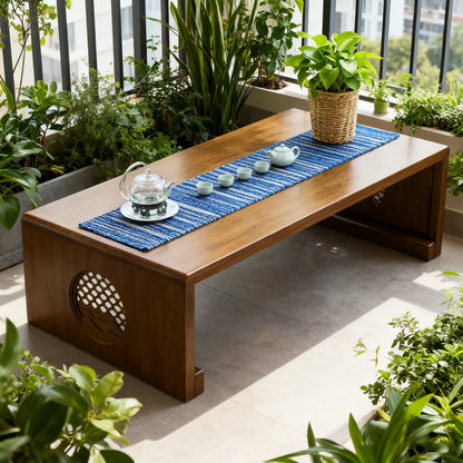Foldable coffee table, Japanese-style low table, no assembly required, suitable for sitting on the floor, a low tatami table.