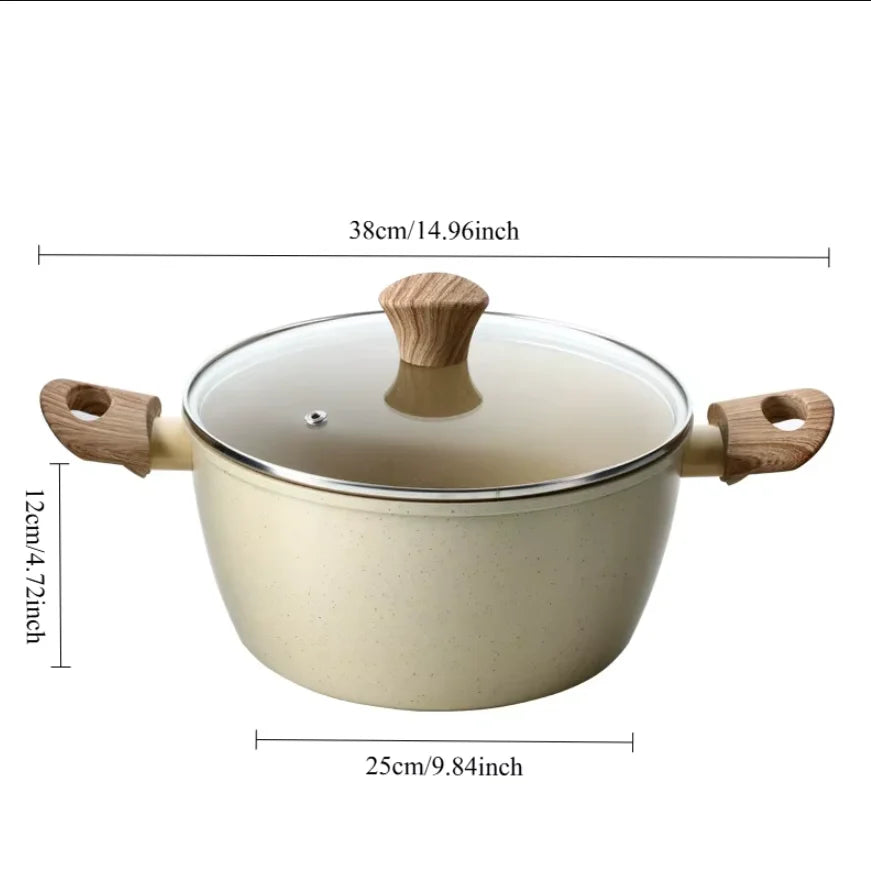 Ceramic Cookware Sets Pots and Pans Set Nonstick  Induction Cookware Kitchen Cooking Set with Frying Pans Set