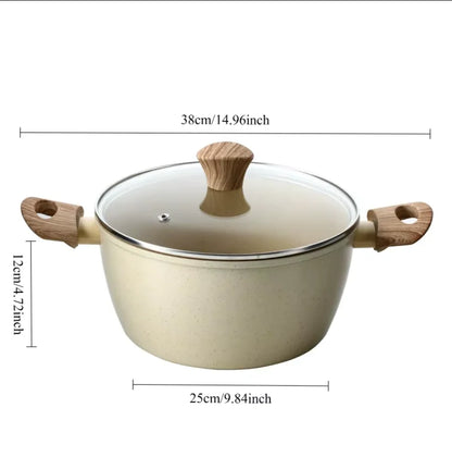 Ceramic Cookware Sets Pots and Pans Set Nonstick  Induction Cookware Kitchen Cooking Set with Frying Pans Set