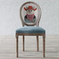 European Retro Dining Chairs Restaurant Old Solid Wood Stool Furniture Diffuse Cafe Hotel New Chinese Designer Fashion Chair