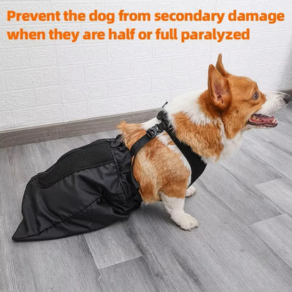 Pet Drag Bag Dragging Recovery Carrier Bag Wheelchair Adjustable Protective Back Leg Drag Bag For Pet Owners Injured Dogs