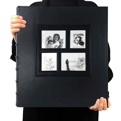 Photo Album 500 Pockets Photo, Extra Large Capacity Family Wedding Picture Albums Holds 4X6in Horizontal and Vertical Photos