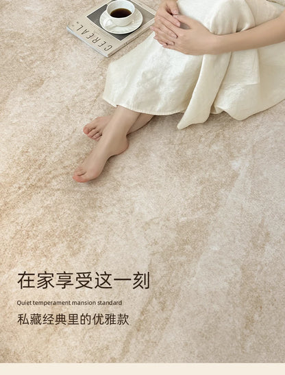 Minimalism Bedroom Decor Marble Carpet Light Luxury Carpets for Living Room Fluffy Soft Plush Floor Mat Home Thick Washable Rug