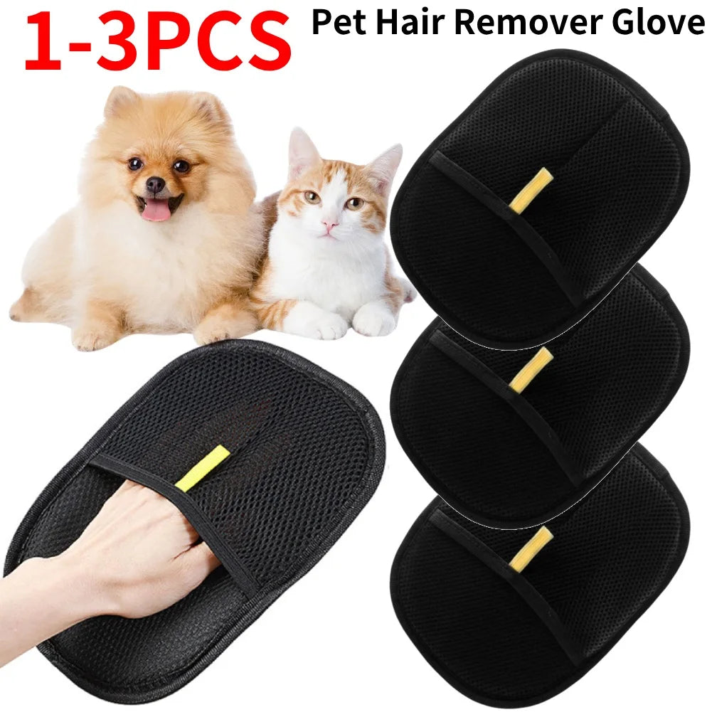 Pet Grooming equipment Gloves Deshedding Glove pet hair remover glove for Dog Cat Rabbit