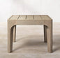 Outdoor furniture sofas tables chairs distressed style Waterproof fabric rattan and solid wood villa and hotel sample customized