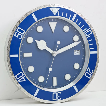 Luxury Creative Wall Clock Modern Metal Design Art Wall Clock Home Large Digital Luminescent Bedroom Decoration Clock