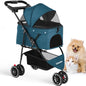 3 in 1 Pet Stroller with Removable Carrier Folding Stroller for Small/Medium Dogs and Cats Waterproof All-Terrain