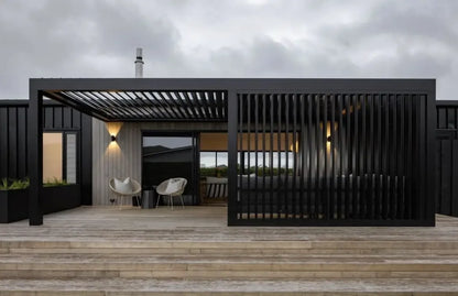 Modern Outdoor Waterproof Aluminum Louvered Sunroof Pergola Sun Shade Frame Electric Pergola Louvered Roof Aluminium Canopy