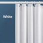 Thickened Waffle Solid Color Shower Curtain, Non-porous Double-sided Waterproof and Mildew Shading Suitable for Toilet, Bathroom