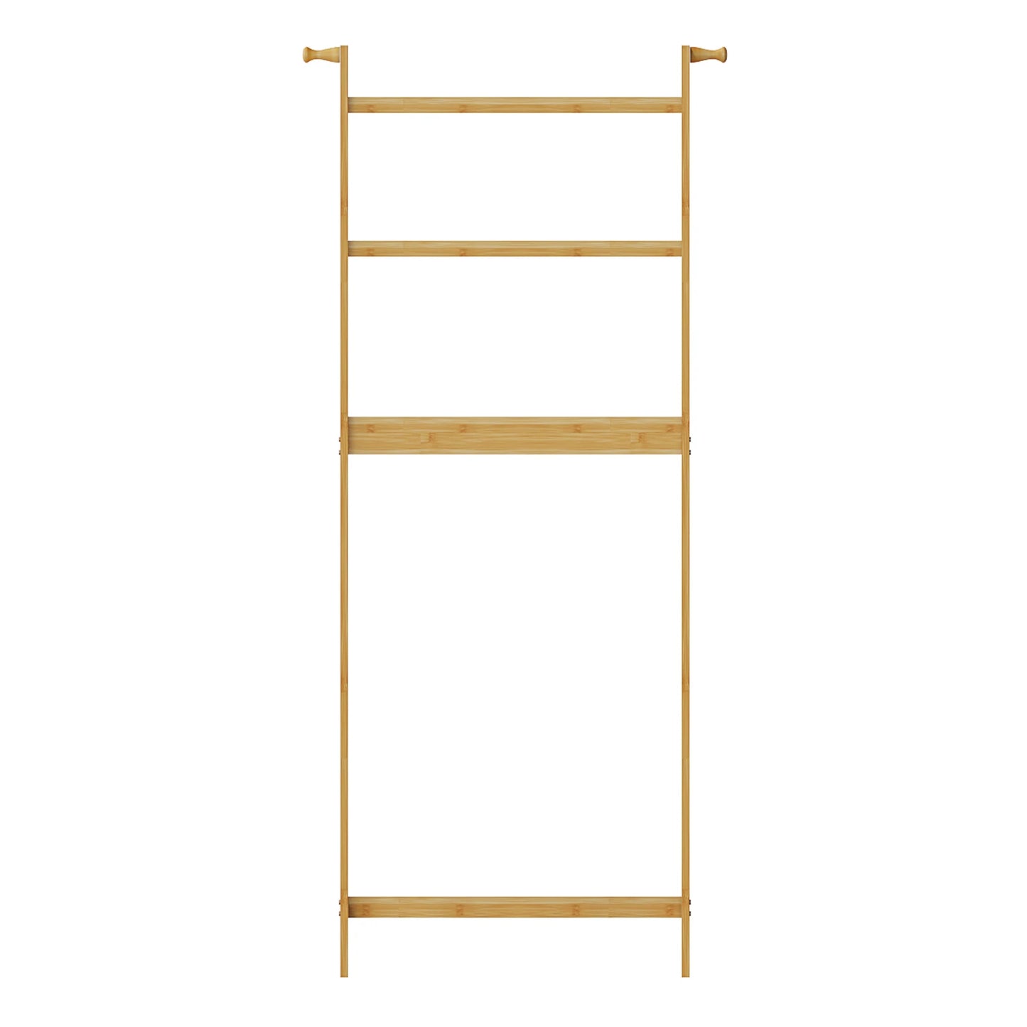 Bathroom Space Saver over the Toilet 3 Tier Storage Shelf Organizer Rack Bamboo for Small Space Restroom Laundry Easy Assembly