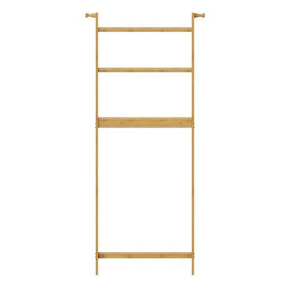 Bathroom Space Saver over the Toilet 3 Tier Storage Shelf Organizer Rack Bamboo for Small Space Restroom Laundry Easy Assembly