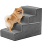 3-5 Step Right Angled Foam Dog Stairs Ramp for Small Dogs Climbing Ladder Indoor Non-Slip Pet Ladder Ramp Stairs For Home