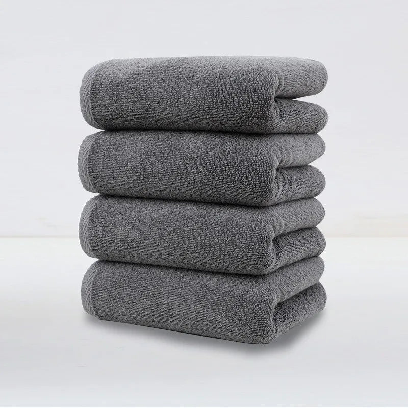 4 Pack Cotton Towel Set, 78*33cm, 30.7*12.99in, Highly Absorbent, Soft, Skin-Friendly and Durablecotton