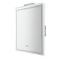 LED Anti-Fog Bathroom Mirror, Wall Mounted Lighted Vanity Mirrors with 3 Colors Dimmable, Touch Switch