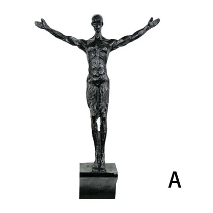Athlete Rock Climbing Man Resin Background Wall Hanging Decoration Sculpture Statue Figures Creative Rock Climber Statue Pendant