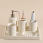 Bathroom Lotion Bottle Toothbrush Holder Tray Toiletry European Home Bathroom Products Hotel Electric Toothbrush Shelf