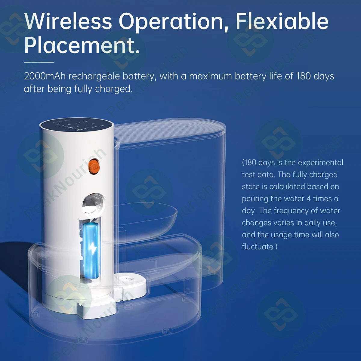 Pet water dispenser Dog and Cat Water Dispenser Dumping Cat Water Dispenser Running Water Charging Automatic Water Feeder