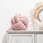Lilac Decorative Throw Knot Pillow Ball for Home Chair Sofa Couch Bed Aesthetic Round Velvet Knotted Pillow Cushion Gift