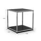 Modern Storage Cabinet Versatile Free-Standing Organizer for Living Room Bedroom and Home Office Bookshelf