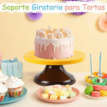 10Inch Pastry Turntable Cake Stand ABS Pastry Rotating Tray Decorating Supplies
