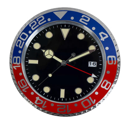 Luxury Creative Wall Clock Modern Metal Design Art Wall Clock Home Large Digital Luminescent Bedroom Decoration Clock