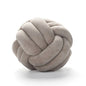 Lilac Decorative Throw Knot Pillow Ball for Home Chair Sofa Couch Bed Aesthetic Round Velvet Knotted Pillow Cushion Gift