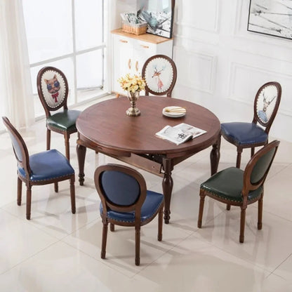 European Retro Dining Chairs Restaurant Old Solid Wood Stool Furniture Diffuse Cafe Hotel New Chinese Designer Fashion Chair