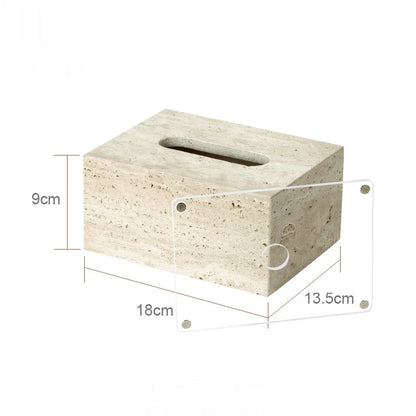 Travertine Bathroom Set Luxury Soap Dish Soap Dispenser Tissue Box Vanity Tray Bathroom Accessories Set