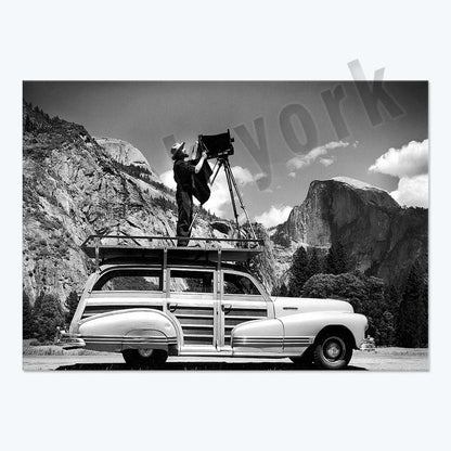 Ansel Adams Lithograph, Teton and Snake Rivers, Dogwood Flowers, Ansel Adams Half Dome, Mountains, Oak Street Landscape Poster,
