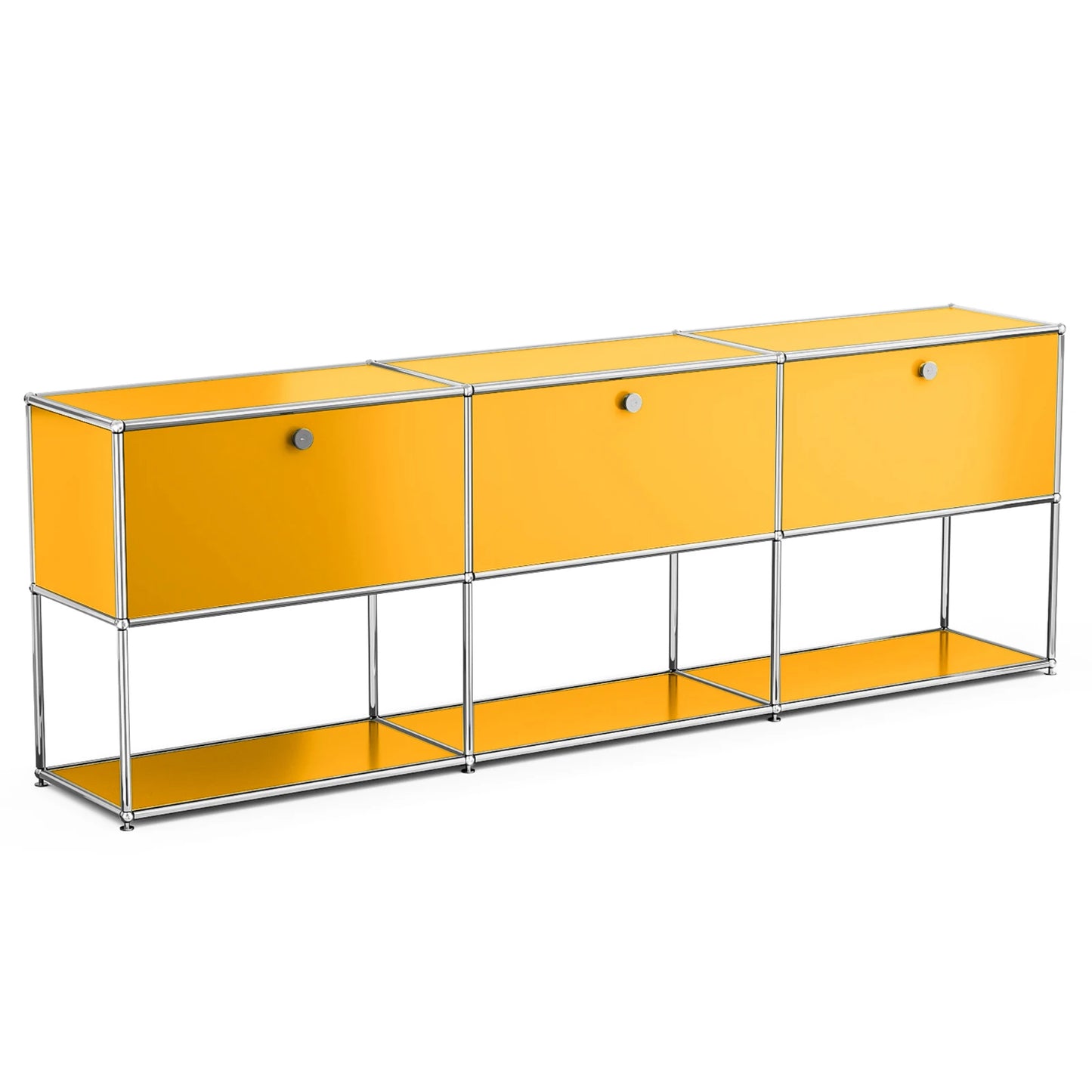 Modern Storage Cabinet Versatile Free-Standing Organizer for Living Room Bedroom and Home Office Bookshelf