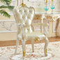 European Solid Wood Dining Chair Princess Lazy Throne Luxury Lounge Chair Fashion Butterfly Ergonomic Muebles Entrance Furniture