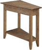 American Heritage Wedge End Table  24L   16W   24H