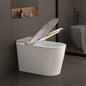 Smart Bidet Toilet Seat Heated Seat Self-Cleaning Nozzle Foam Shield Automatic Lid LED Display Remote Control for Kids Adults