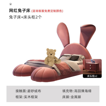 Backrest Modern Bedroom Bed Luxury Wood Italian Big Hotel Double Beds Children Floor Storage