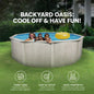 Patio Swings-Phoenix 18x52 Round Steel Frame Above Ground Swimming Pool Without Liner-Best Promotion