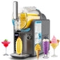 Slushie Machine for Home No Ice Needed,Frozen Drink Maker with LED Display & 6 Pre-Set Programs,Quiet Compressor Slushy Machine
