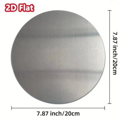 Happy Thanksgiving Aluminum Alloy Wall Art  with Whimsical Turkey, Autumn Leaves & Pumpkins Design - Home, Cafe, Bar Wall