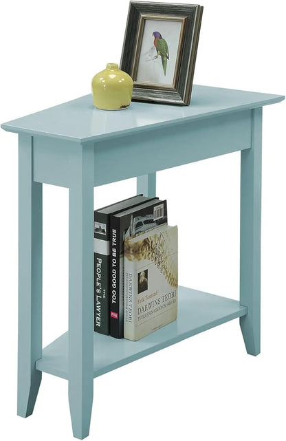 American Heritage Wedge End Table  24L   16W   24H